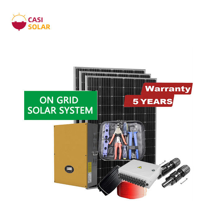 Rooftop 250KW Home Solar Generator Systems 400V Monocrystalline Solar Panel System