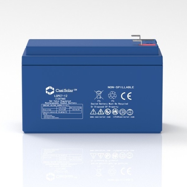 High Capacity Agm Solar Deep Cycle Gel Battery 7ah 12v For Slolar Energy System